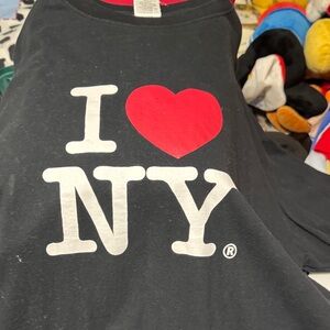 I Love NY unisex Black T-Shirt